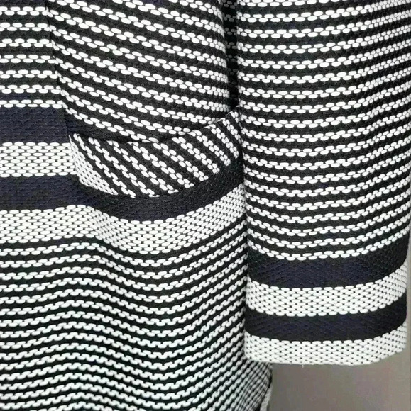 Womens Pure Collection Black Longline Striped Jacket - Black NWT New Size 8/10 - Picture 5 of 16